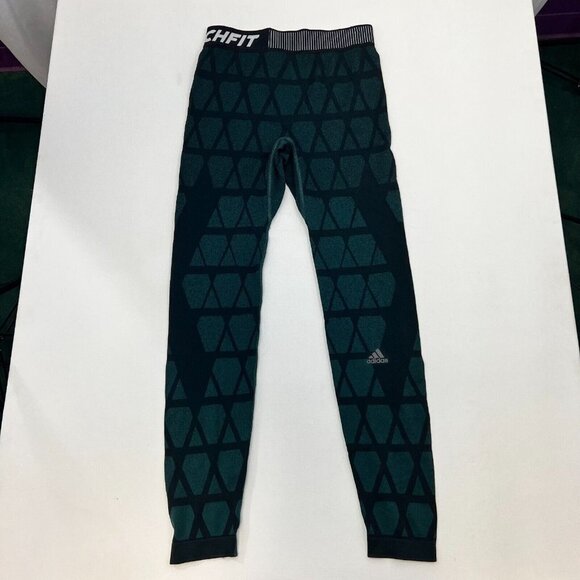 Adidas Womens Multicolor Techfit Elastic Waist Pull On Activewear Tights Size M - Picture 6 of 10